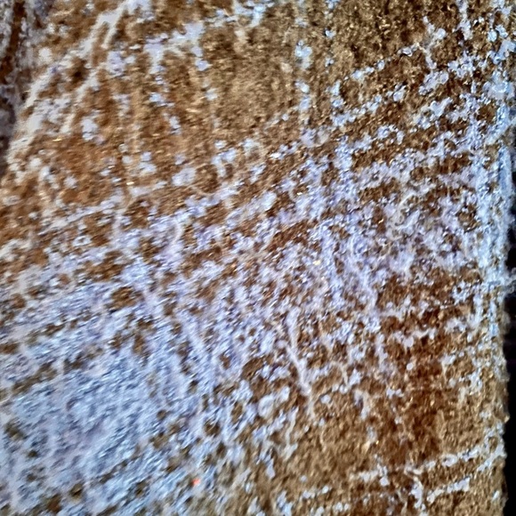 Chaps Blue Knit Poncho with Fringe Serape Boho Chic Hippy Hippie Cozy Casual - Picture 8 of 17